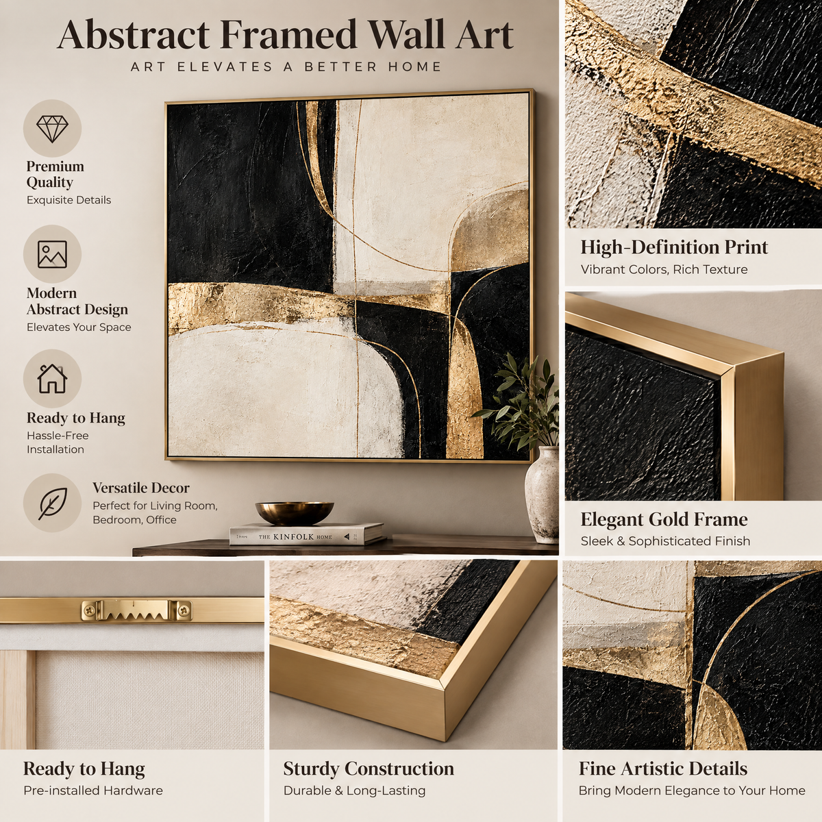 Abstract Framed Wall Art