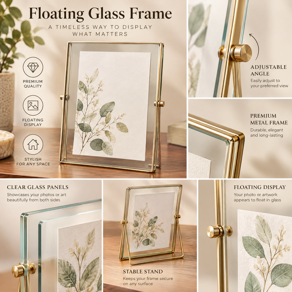 Floating Glass Frame