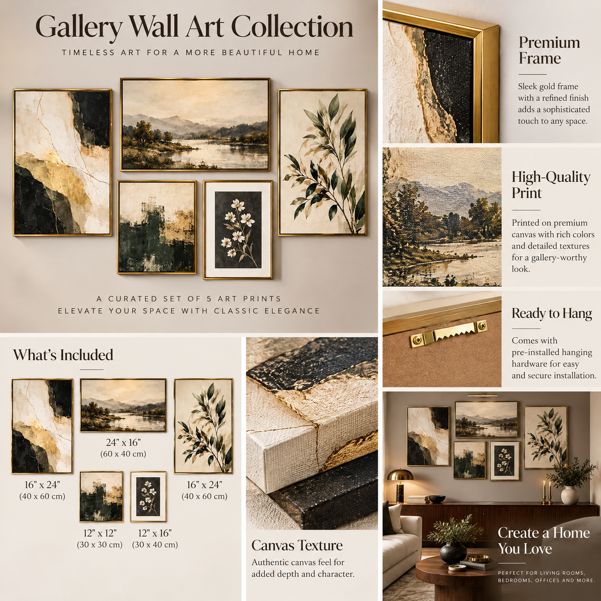 Gallery Wall Art Collection